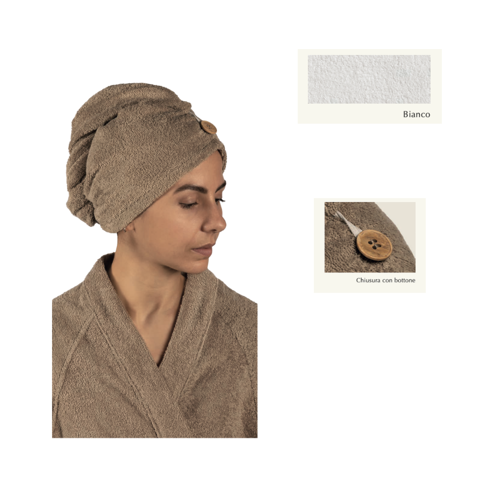 Turbante in spugna (6pz)