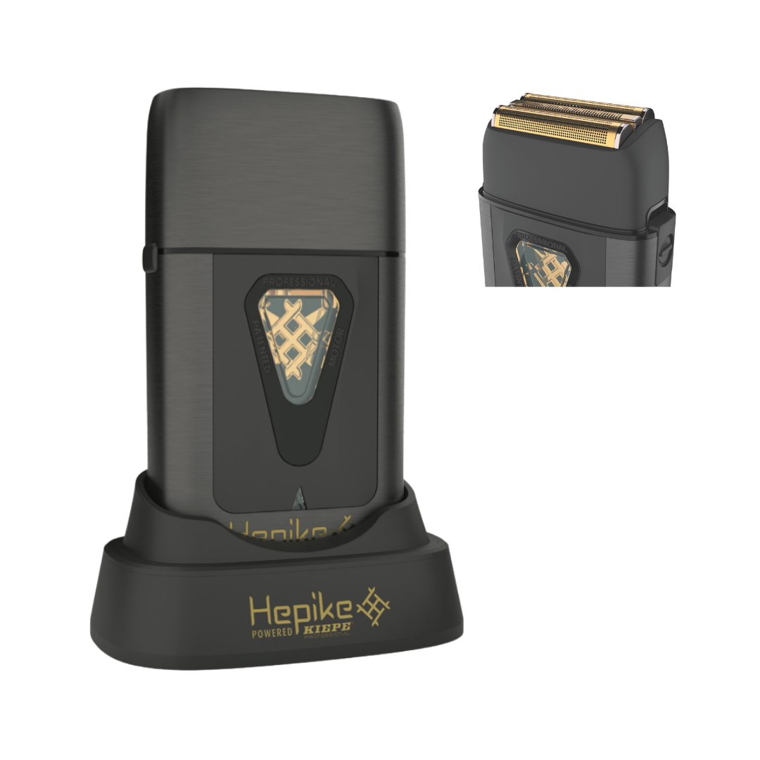 Hepike Shaver barber motore vector lame titanio