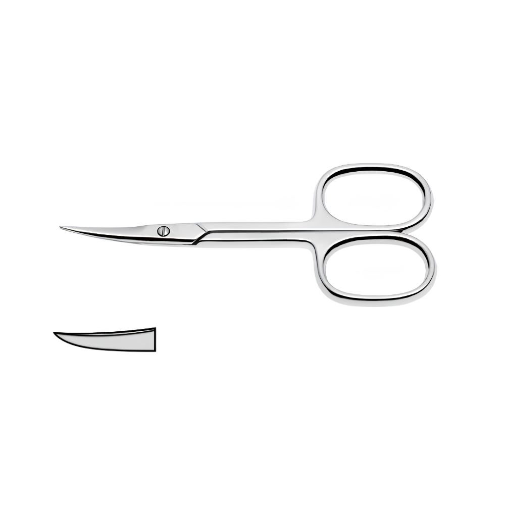 Forbicina unghie Acciaio Inox - Punta curva sottile