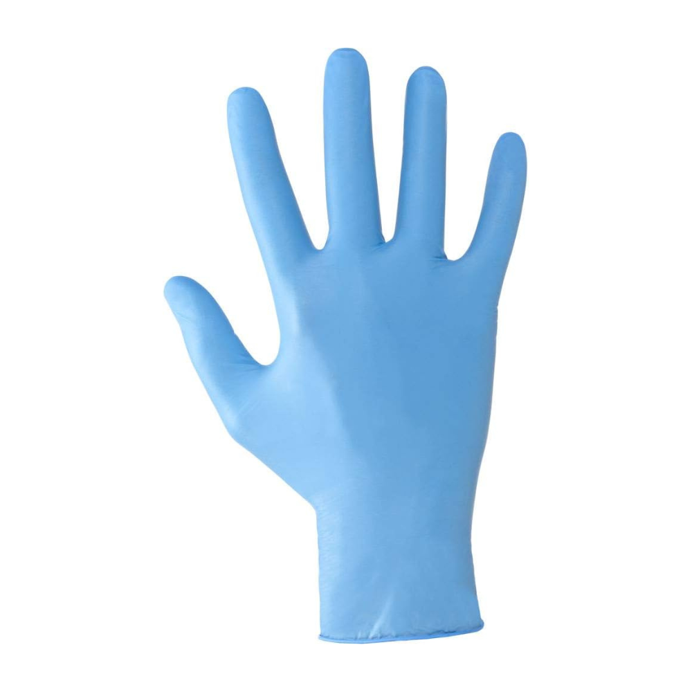 Guanti in nitrile azzurro - senza polvere