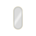 Specchio ovale con led