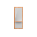 Postazione styling in rovere con vassoio in rovere