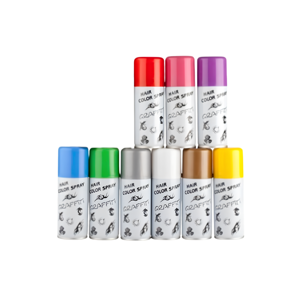 Hair color spray