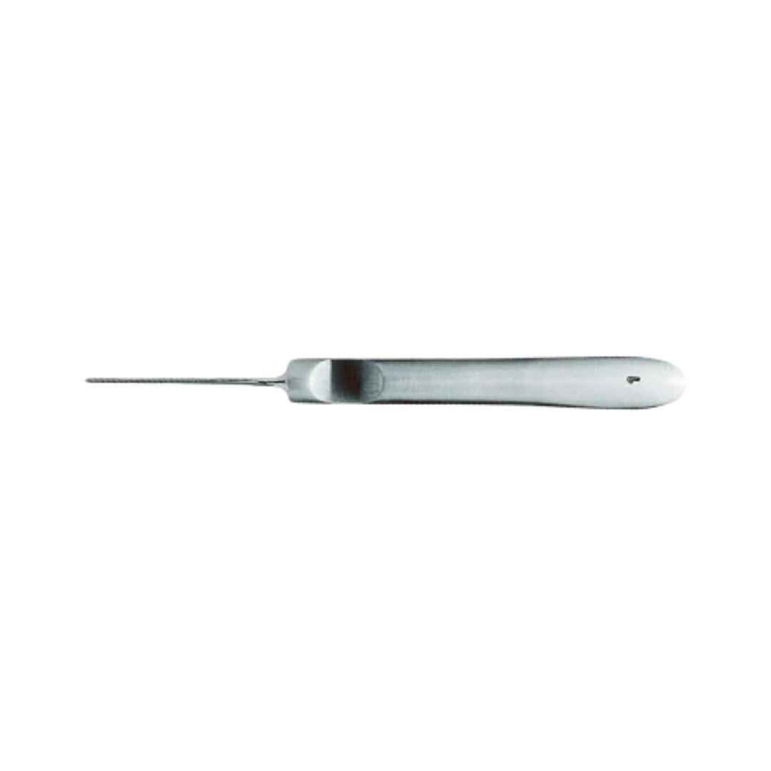 Sgorbia fissa Acciaio Inox - Manico piatto