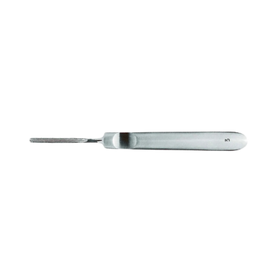 Sgorbia fissa Acciaio Inox - Manico piatto