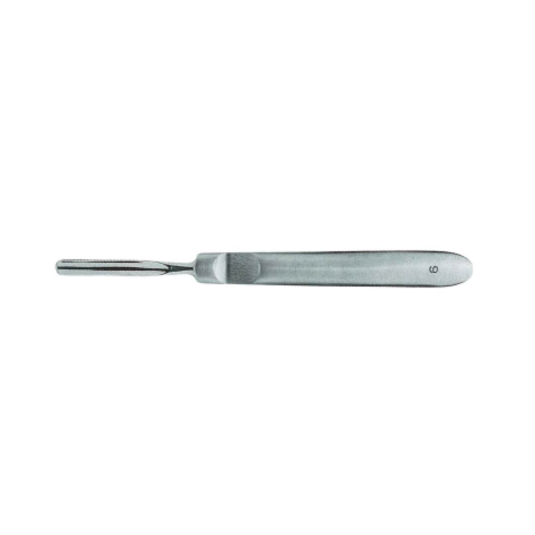 Sgorbia fissa Acciaio Inox - Manico piatto