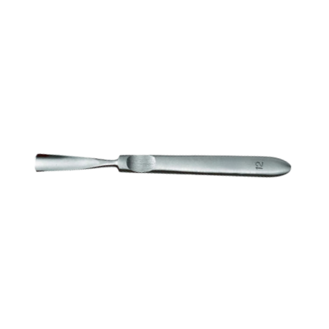 Sgorbia fissa Acciaio Inox - Manico piatto