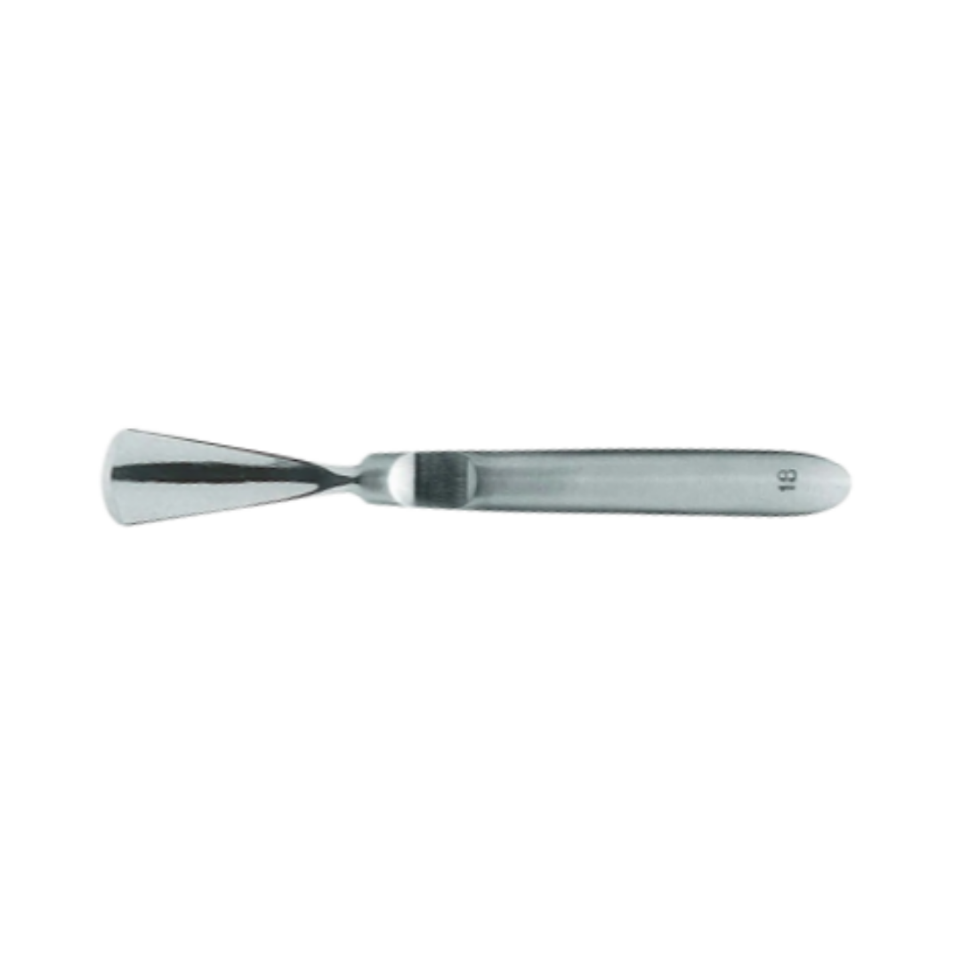 Sgorbie Fisse Acciaio Inox - Manico Piatto