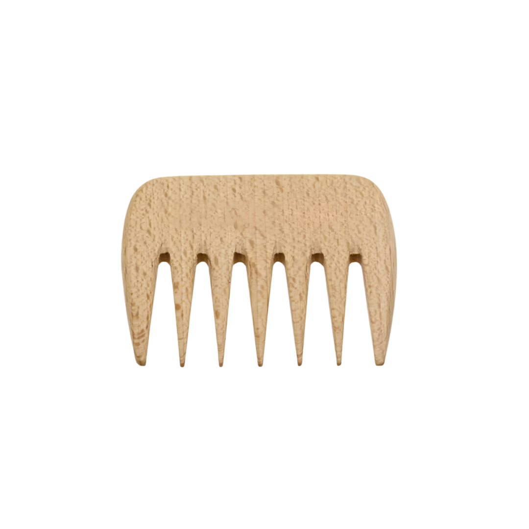 Pettine afro in legno