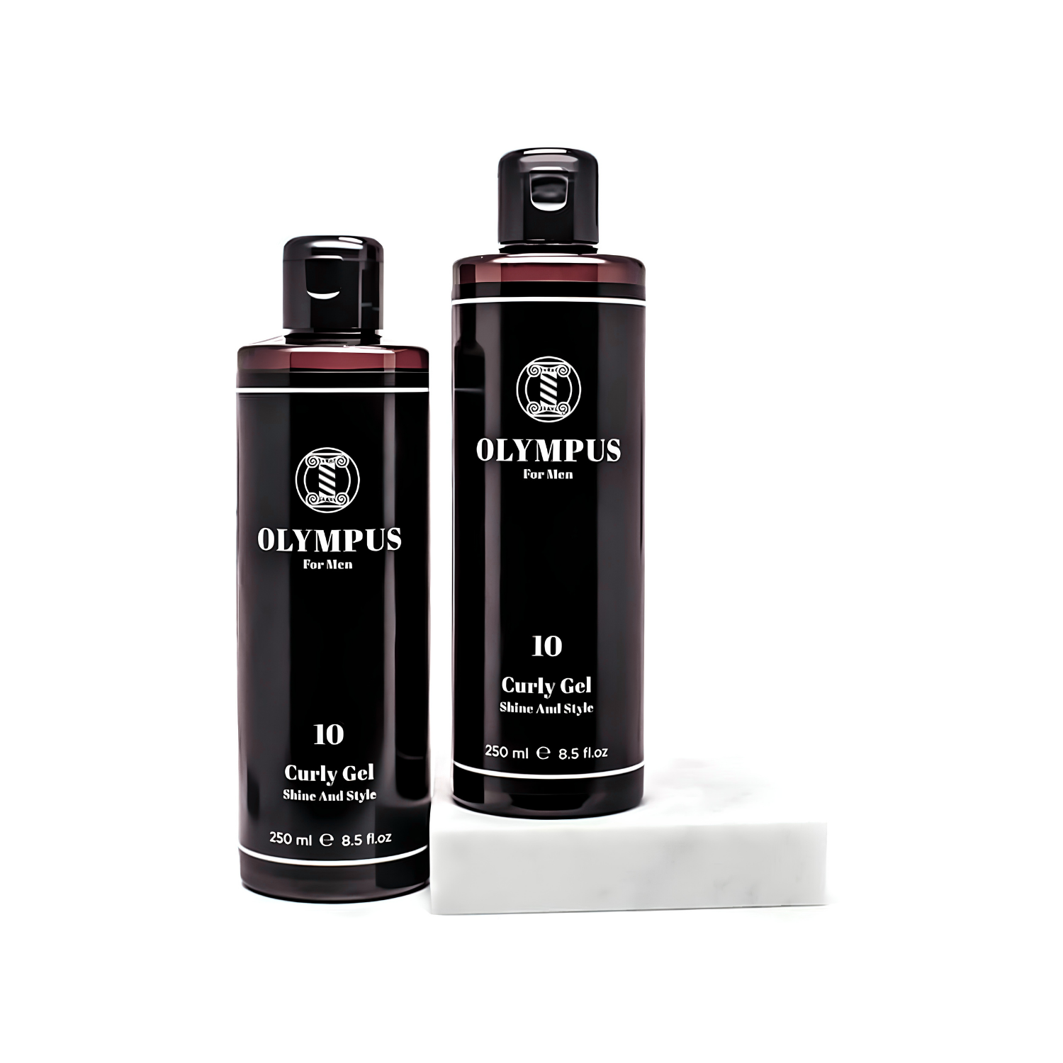 10 Olympus Curly gel shine and style