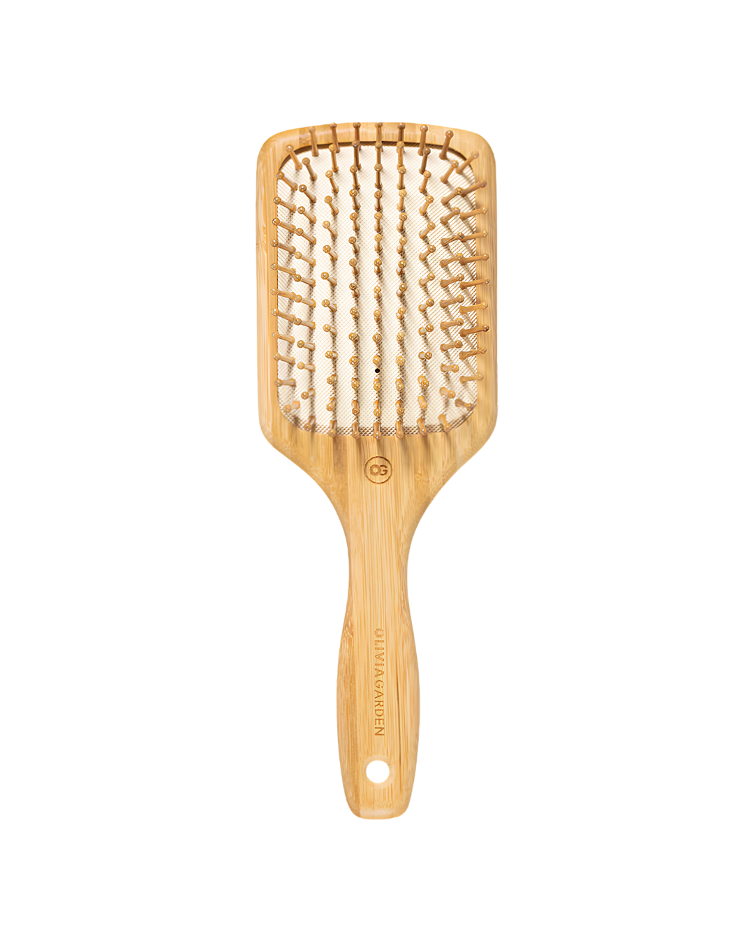 Olivia garden spazzola legno rettangolare - setole legno
